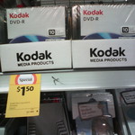 10 Pack of Kodak DVD-R + Slimline Case $1.50 Coles @ The Barracks, QLD