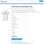 Free LifeSocial Designer Tee Shirt $0