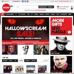 15% off Music, Movies and General Merchandise at WOW HD