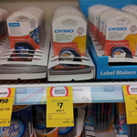 DYMO LetraTag 1 Pack White Plastic Labels $7.50 @ Coles Kearney Springs Toowoomba QLD