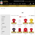 50% off all Liverpool FC 2014/15 Kits + Discounted LFC Printing on Kit
