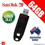 SanDisk Ultra USB3 32GB/64GB $14.95/ $26.95 (HK) or $16.95/ $29.95 (SYD) Posted @ Shopping Square