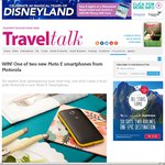 Win 1 of 2 Moto E Smartphone by Motorola from Travel Talk Mag