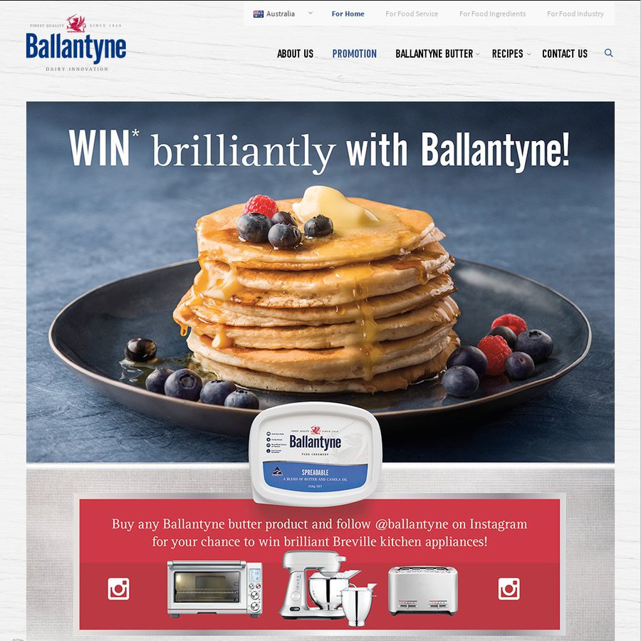 Win Brilliantly With Ballantyne Breville Appliances To