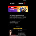 3 Months of Presto Entertainment for Free (Movies & TV)