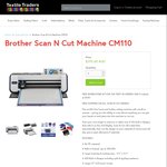 Brother Scan N Cut Machine CM110 - $375 Shipped @ Textile Traders