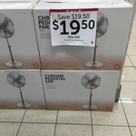 Chrome Metal Pedestal Fan $19.50 (Save $19.50) @ Target