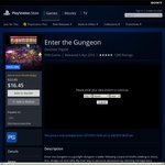 [PS4] Enter the Gungeon $16.45 or  PS+ $14.15 (38%), RESOGUN $10.45 or PS+ $8.50 (56%) AUS STORE