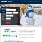 Orbitz - 15% off Participating Hotels for Travel before 30 March 2017