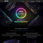 Win 1 of 15 AURA Gaming Bundles (AURA PC/Motherboards/Graphic Cards/Peripherals) from ASUS