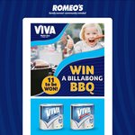 Win 1 of 11 Billabong BBQs  [Purchase Any 2 Viva® Paper Towel Products from Any Romeos Stores in NSW or South Australia]