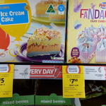 Coles Ice-Cream Cake $5 (Was $10), Fandangles Ice-Cream Cake $7 (Was $15) @ Coles (The Barracks, QLD)