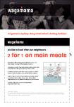 2 for 1 on main meals - Wagamama, King Street Wharf [SYD]
