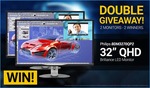 Win 1 of 2 Philips BDM3270QP2 32" Brilliance QHD LED Monitors Worth $549 from PC Case Gear