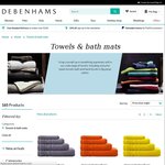 Debenhams Cotton Face Cloth 1c + Shipping ($10 Flat Rate)