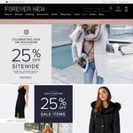 25% off Sitewide @ Forever New, ONLINE Only, Free Shipping over $50