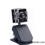 Driver-Free USB Clip-on HD Webcam with 6 Night Vision Lights for USD $4.29 + Free Shipping