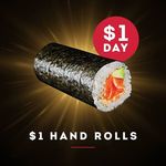 [VIC] $1 DAY at Sushi Sushi Victoria Gardens (Tuesday, August 22)