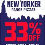33% off New Yorker Range Pizzas @ Domino's
