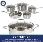 Win a Nonstick Stainless Steel Pot & Pan Set Worth $149 from Westinghouse Small Appliances