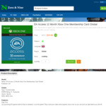 EA Access 12 Month Xbox One Membership Card Global US $26.89 (~AU $35.24) @ 0N9