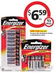 Energiser Batteries AA 10 Pack or AAA 8 Pack $6.59 at Coles or $6.26 at Officeworks (1/2 price)