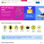 10% off Sitewide @ eBay (Min Spend $75, Max Discount $300)