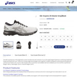 ASICS Gel Kayano 25 Men’s $130 at asbuys.com with free delivery