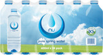 [VIC/WA] 48x 600ml Nu Pure Spring Water Bottles $12 @ Dan Murphy's