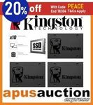 Kingston A400 SSD 240GB $42.36, 480GB $79.96 + Delivery (Free with eBay Plus) @ Apus Auction eBay