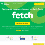 Free Fetch Mini and Fetch Service for 12 Months on NBN100 Plan by Aussie Broadband