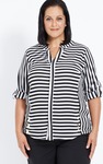 3/4 Sleeve Striped Shirt $2.50 (Was $50) + Free Postage @ Millers