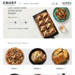$10 off $40+ Spend at Crust Pizza