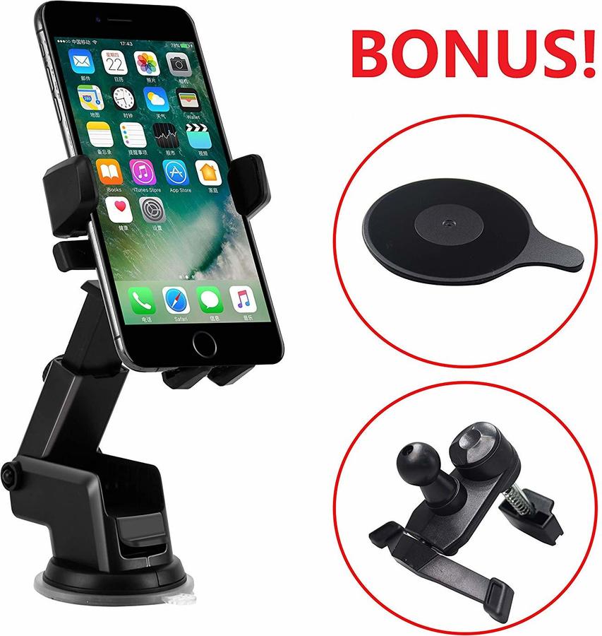 TERSELY 360°Rotatable Universal Car Phone Holder 13.59 + Delivery (Free with Prime/ 49 Spend