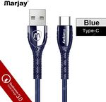 Marjay 3A USB Type-C Cable 1M US $1.99 (~AU $2.99) | 2M US $2.99 (~AU $4.49) Shipped @ GearBest