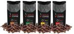 10% off Freshly Roasted Coffee Beans Sampler Pack 4x 250g $16.95 + $8 Delivery @ Sicilia Coffee