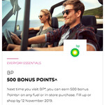 500 Bonus Velocity Points with any Fuel or Instore Purchase at BP
