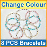 8x UV Beads Bracelets, Change Colour Under Sun Light, $1.50 + Free Shipping