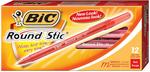 BIC Round Stic Ball Pen, Medium Point (1.0 Mm) - Red, Box of 12 $2.79 + Delivery ($0 with Prime/ $39 Spend) @ Amazon AU
