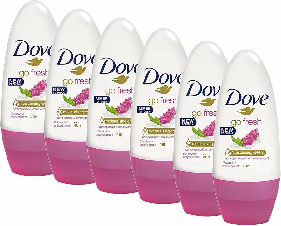 Dove Women Roll On Aintiperspirant Pomegranate 6 X 50ml 799 Delivery 0 Prime 39