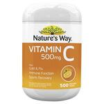 50% off: Nature's Way Vitamin C Tablets 500mg 500 Tablets $14.50 @ Coles