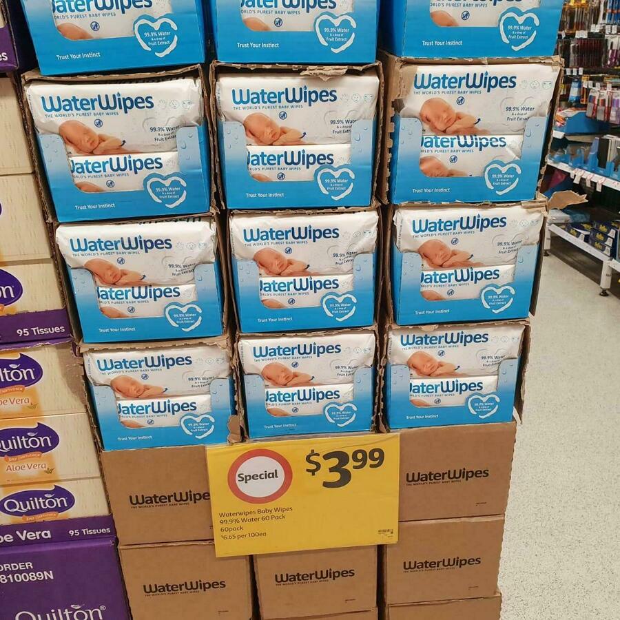 Coles waterwipes sale