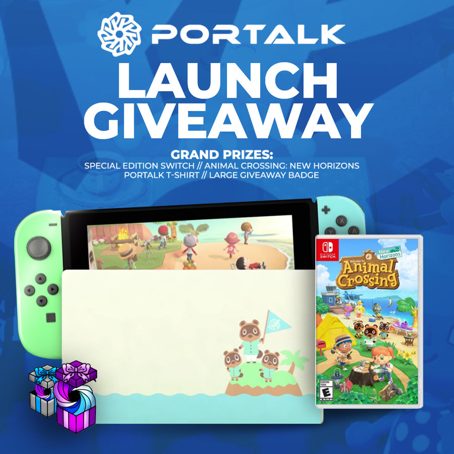 Win a Animal Crossing Nintendo Switch Bundle from VAST and PORTALK