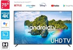 Kogan 75" Smart HDR 4K UHD LED TV Android TV $1289 Delivered @ Kogan