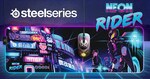 Win 1 of 3 Neon Rider Sensei Ten + Qck Prism XL Packs from SteelSeries