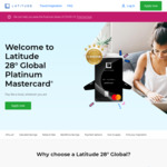 Latitude 28 Degrees Mastercard - Spend $ Get $ Back Using Apple Pay in October