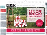 25% off at Kikki K until Sunday, 11 December 2011