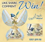 Win a Fairy Wren Fabergé-Inspired Music Box Worth $99.98 from Bradford Exchange