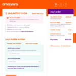 amaysim Long Expiry Prepaid Mobile Plan - 12 Months, 120GB, Unlimited National Talk & Text for $100 (Was $200) @ amaysim