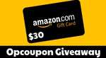 Win a $30 Amazon.com Gift Card from Opcoupon